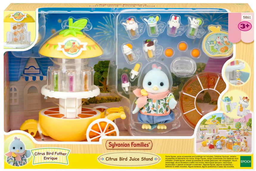 Sylvanian Families Citrus Bird Juice Stand full set