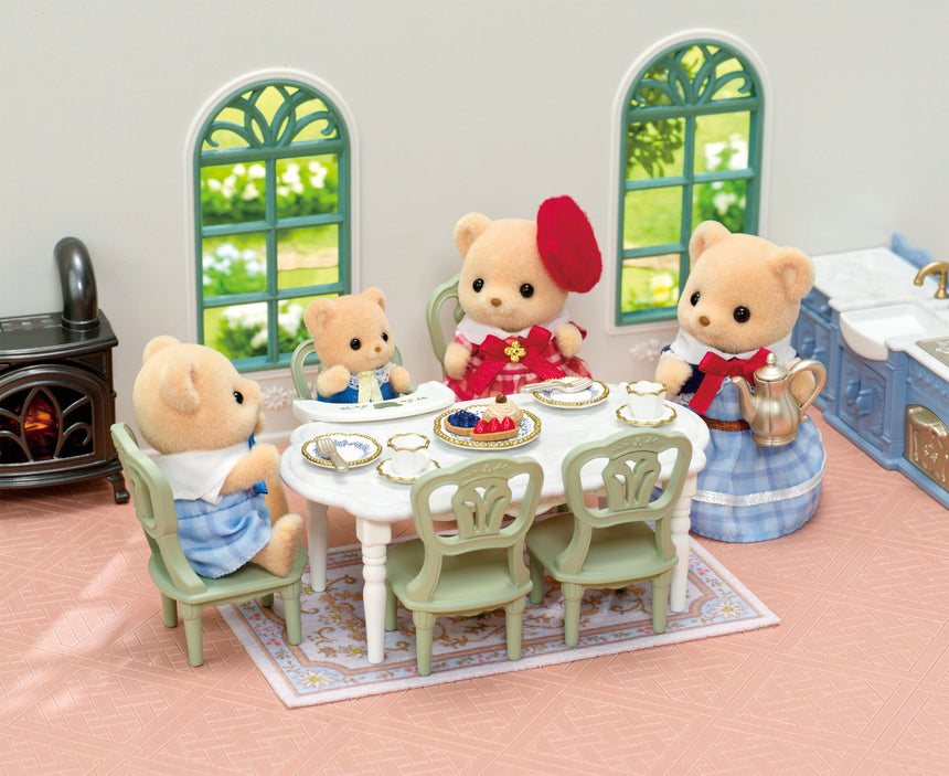 Sylvanian Families Elegant Dining Room furniture and decor set – view 4