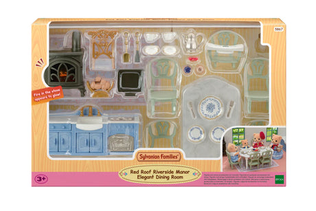 Sylvanian Families Elegant Dining Room furniture and decor set – view 6