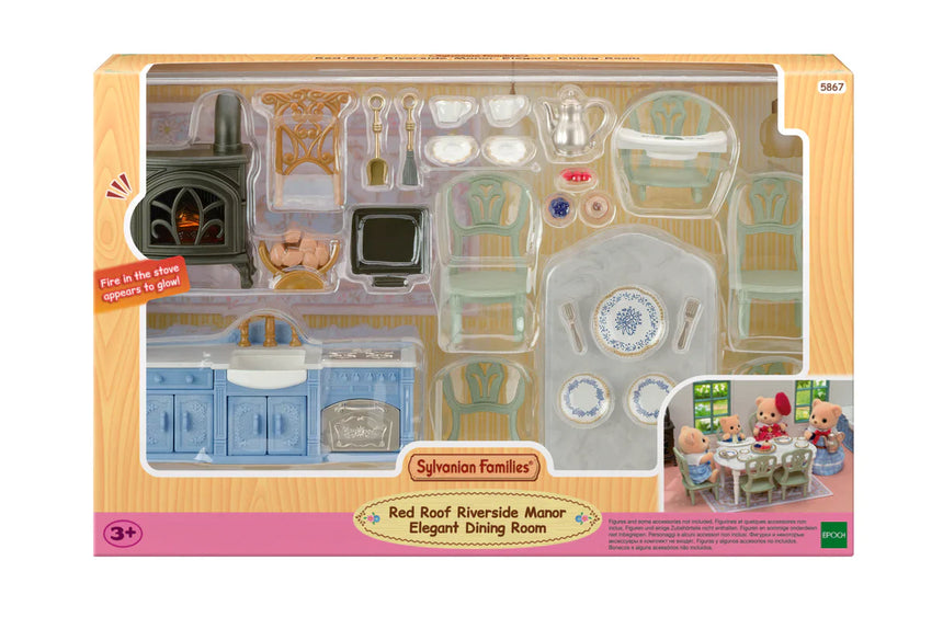 Sylvanian Families Elegant Dining Room furniture and decor set – view 6