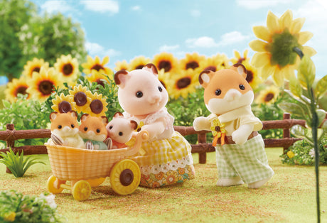 Sylvanian Families Hamster Family five figures parents and triplets – view 7