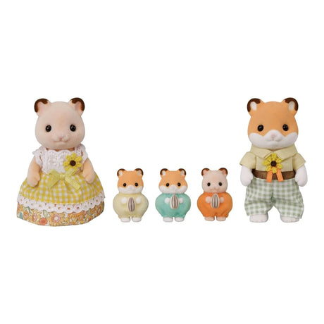 Sylvanian Families Hamster Family five figures parents and triplets – view 8