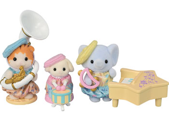Sylvanian Families Nursery Concert Set star-shaped piano