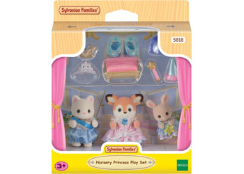 Sylvanian Families Nursery Princess Play Set princess deer baby