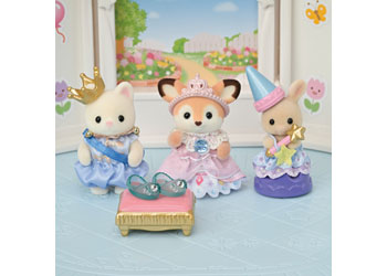 Sylvanian Families Nursery Princess Play Set glass slippers and magic wand
