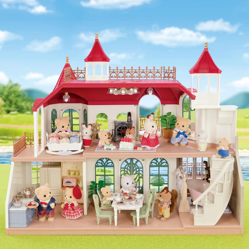 Sylvanian Families Red Roof Riverside Manor large multi-room dollhouse – view 6