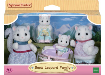 Sylvanian Families Snow Leopard Father Gerald Alpine figure