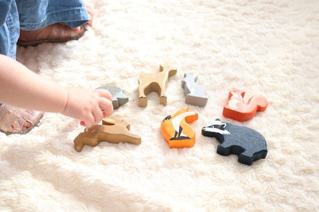 Tender Leaf Toys Wooden Animal Badger - image 3