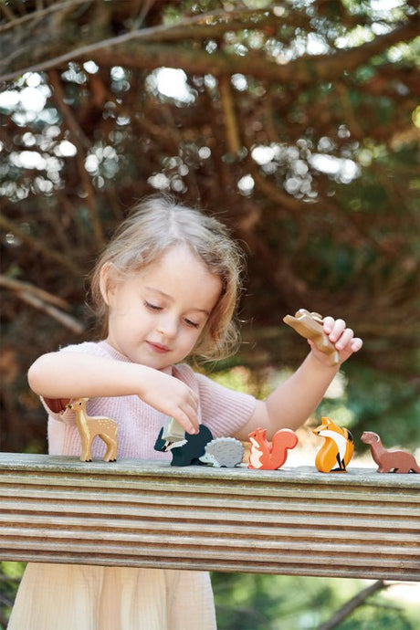 Tender Leaf Toys Wooden Animal Badger - image 2