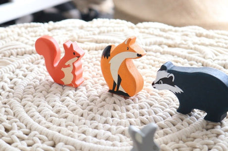 Tender Leaf Toys Wooden Animal Badger - image 4
