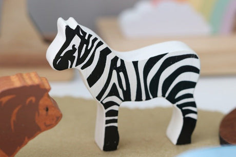 Tender Leaf Toys Wooden Animal Zebra - image 2