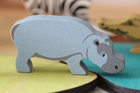 Tender Leaf Toys Wooden Animal Hippo - image 2