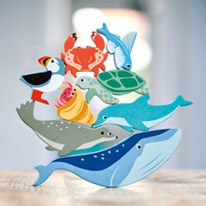 Tender Leaf Toys Wooden Animal Turtle