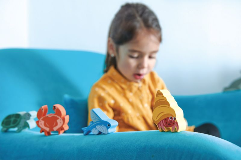 Tender Leaf Toys Wooden Animal Fish