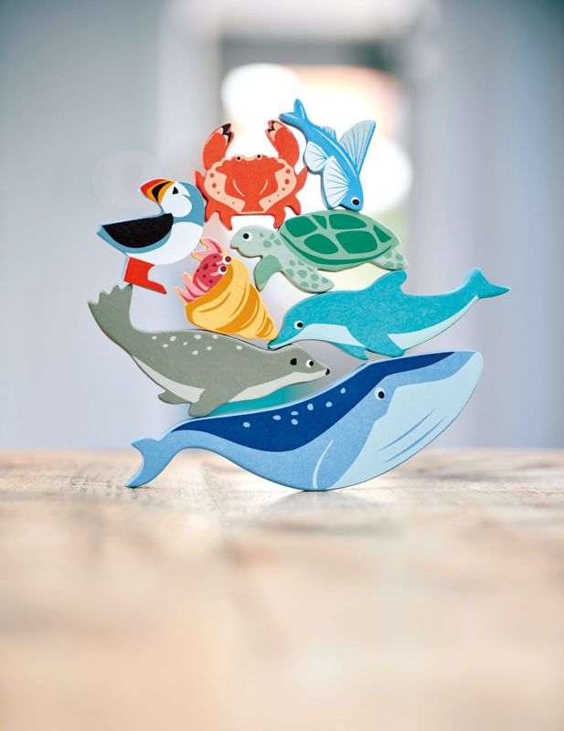 Tender Leaf Toys Wooden Animal Puffin