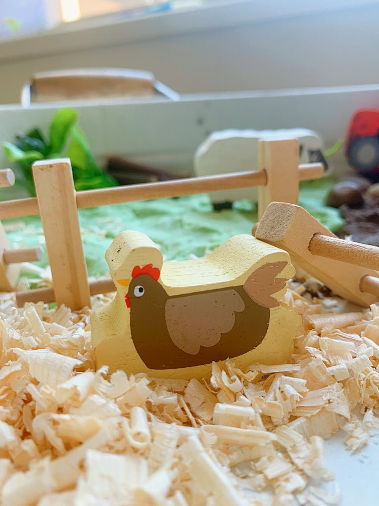Tender Leaf Toys Wooden Animal Chicken - image 4