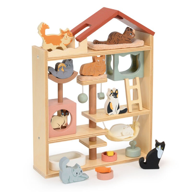 Tender Leaf Toys Purrfect Stay Cat Hotel - image 3