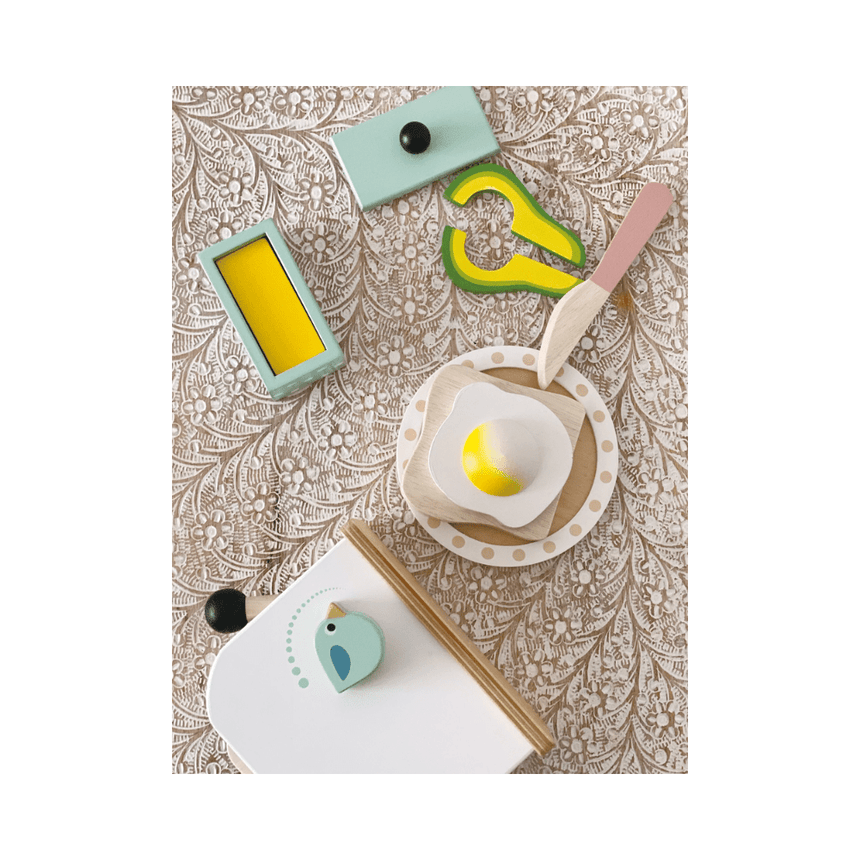 Tender Leaf Toys Pretend Breakfast Toaster Set