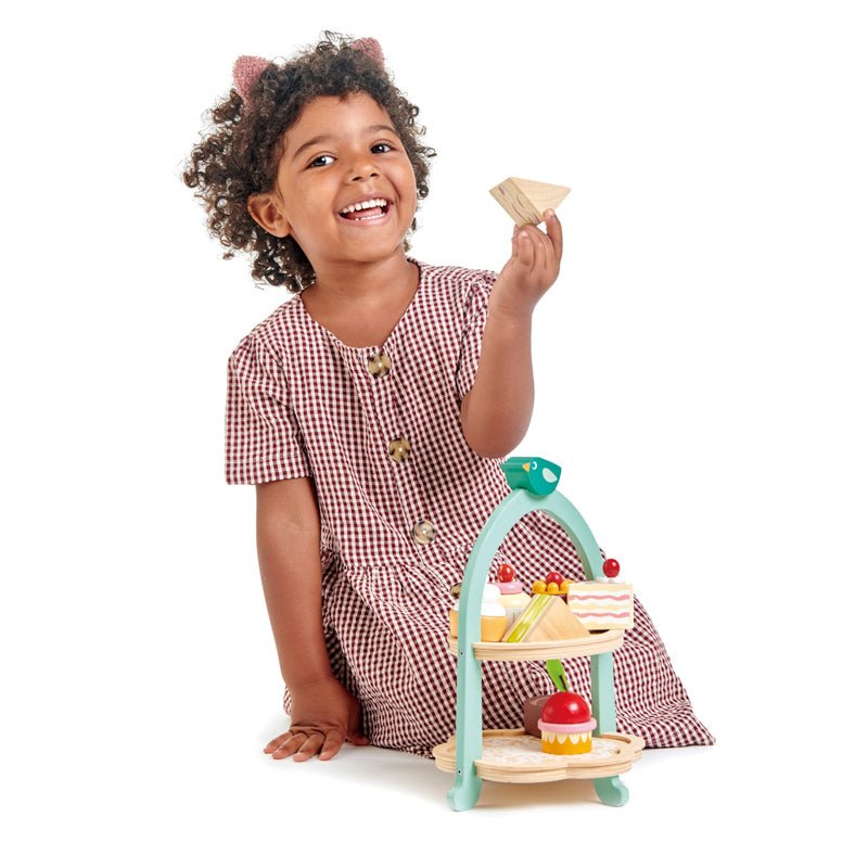 Tender Leaf Toys Pretend Mini Chef Afternoon Tea Set