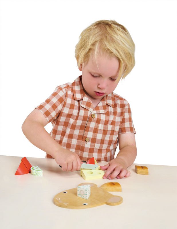 Tender Leaf Toys Pretend Cheese Chopping Board