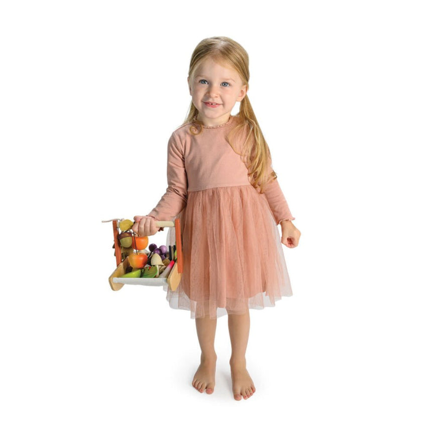 Tender Leaf Toys Pretend Wild Wood Foraging Trug (Basket)