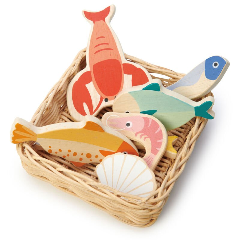 Tender Leaf Toys Pretend Market Basket Set - image 5