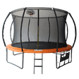 ALL 4 KIDS 12 FT Jump Zone Spring Trampoline with Basketball Board