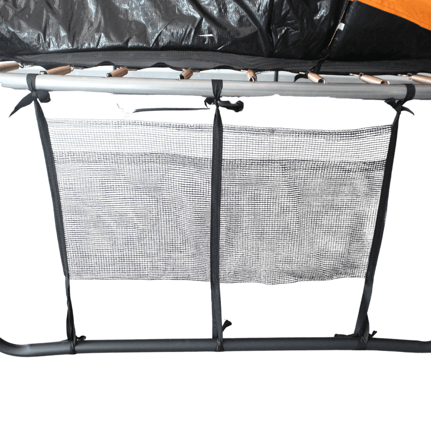 ALL 4 KIDS 8 FT Jump Zone Spring Trampoline with Basketball Board