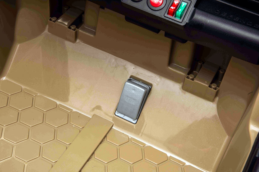 All 4 Kids TR2503 Range Rover Defender kids ride-on SUV all-terrain wheel and shock absorption feature