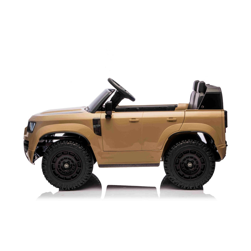 Interior seat and dashboard of All 4 Kids TR2503 Range Rover Defender 12V kids ride-on car