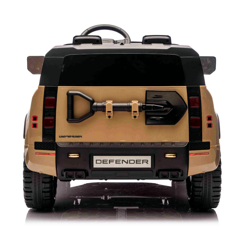 All 4 Kids TR2503 Range Rover Defender kids ride-on car with opening doors and champagne body
