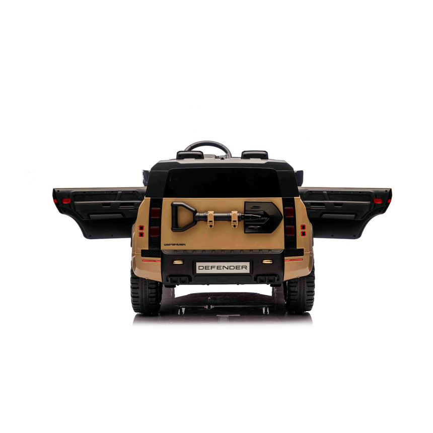 Wheel detail on All 4 Kids TR2503 Range Rover Defender champagne 12V kids ride-on SUV