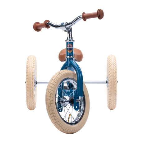Vintage Blue Trybike adjustable seat height detail