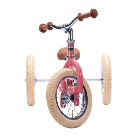 Vintage Pink Trybike converted into balance bike mode