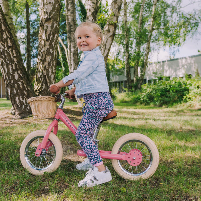 Vintage Pink Trybike side profile view