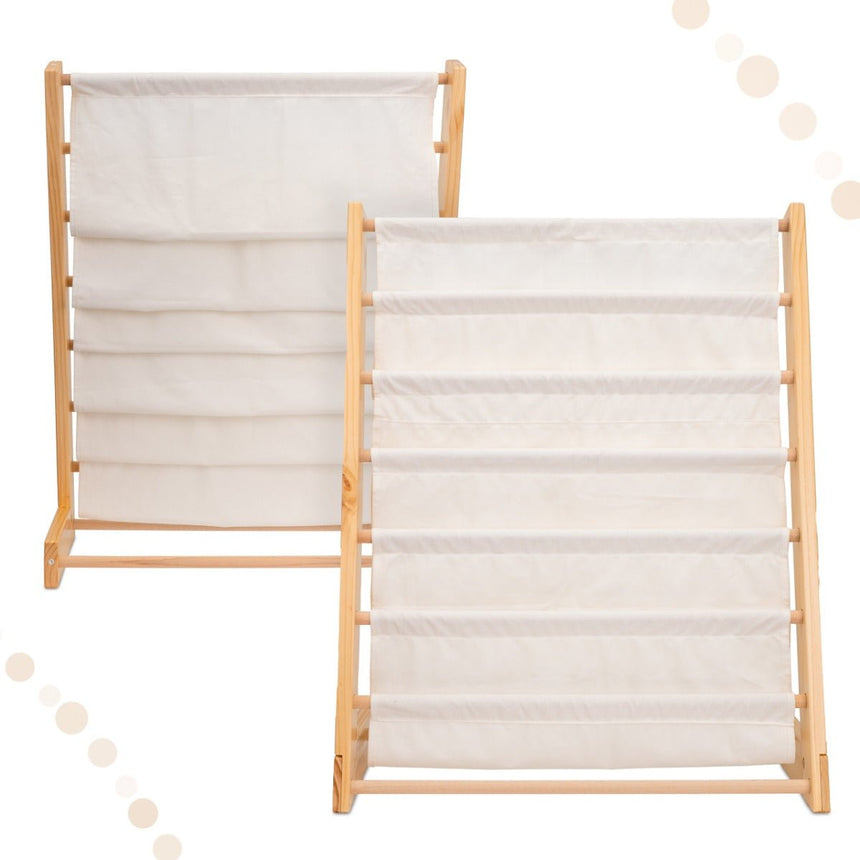 ALL 4 KIDS Henry Kids Wooden Canvas Sling Magazine Bookcase
