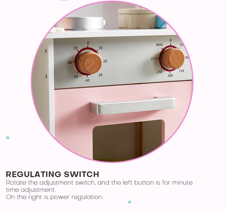 ALL 4 KIDS Peyton Pink Pretend Play Kitchen