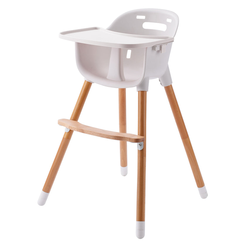 JOY  BABY Amelia 2-in-1 Timber Highchair - Blue