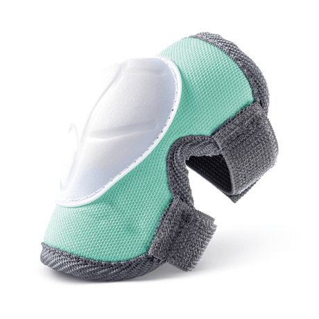 Green Yvolution kids knee pads from the small protective gear set