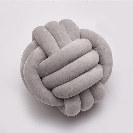 ALL 4 KIDS Nordic Style Soft Velour Knot Ball - Grey