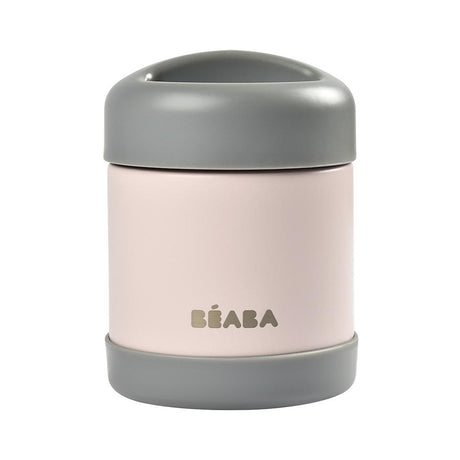 Beaba Stainless Steel Isothermal Portion 300ML - Dark Mist/ Light Pink