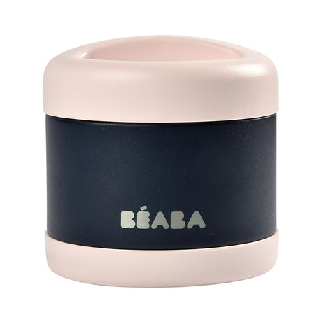 Beaba Stainless Steel Isothermal Portion 500ML - Light Pink/ Night Blue