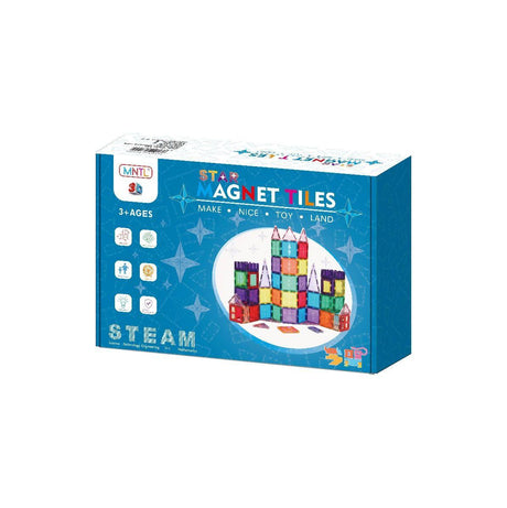 MNTL Classic Magnetic Tile 72 Pcs