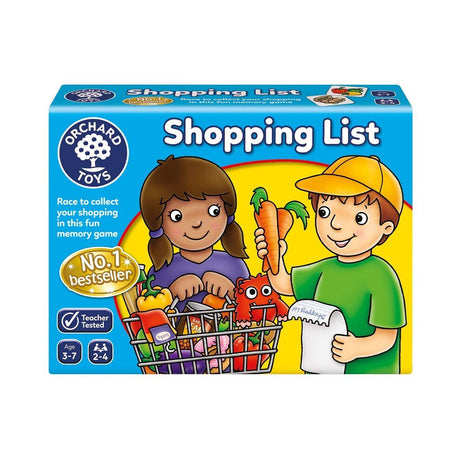 Orchard Game Shopping List