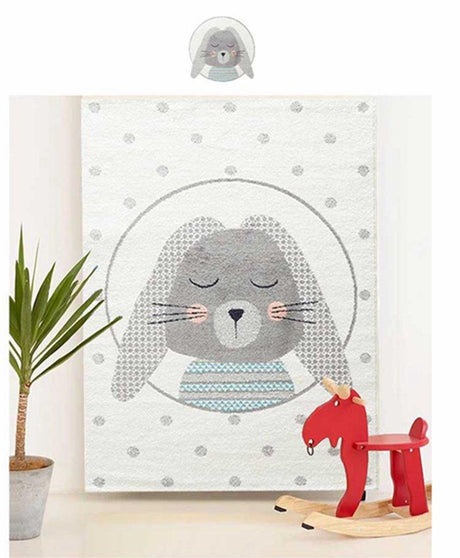 All 4 Kids My Best Friend Rug - Rabbit