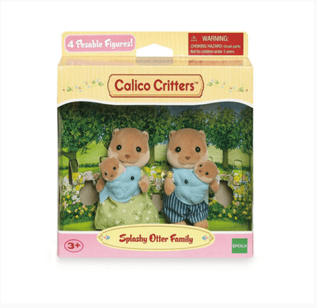 Sylvanian Families Splashy Otter Family
