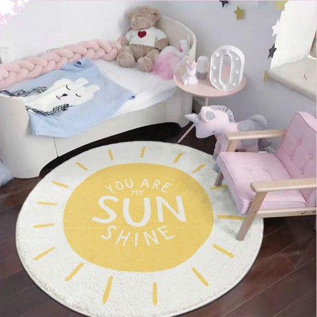 ALL 4 Kids You Are My Sunshine Round Rug