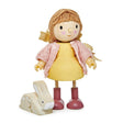 Tender Leaf Toys Miniture Doll Amy with Flexible Limbs & Her Rabbit