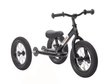 Vintage Black Trybike 2-in-1 steel balance bike and tricycle